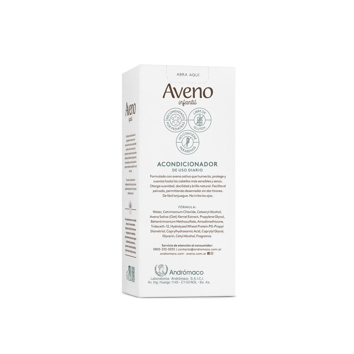 Aveno Infantil Acondicionador de Uso Diario 250 ml image number 3