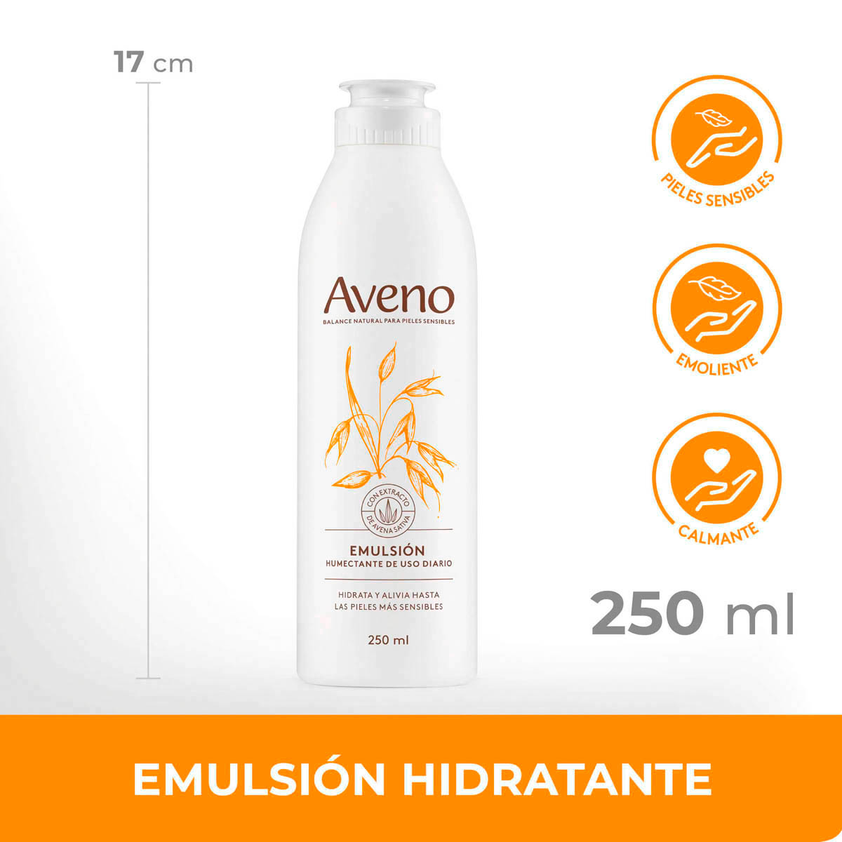 Aveno Emulsión Humectante de Uso Diario 250 ml image number 9