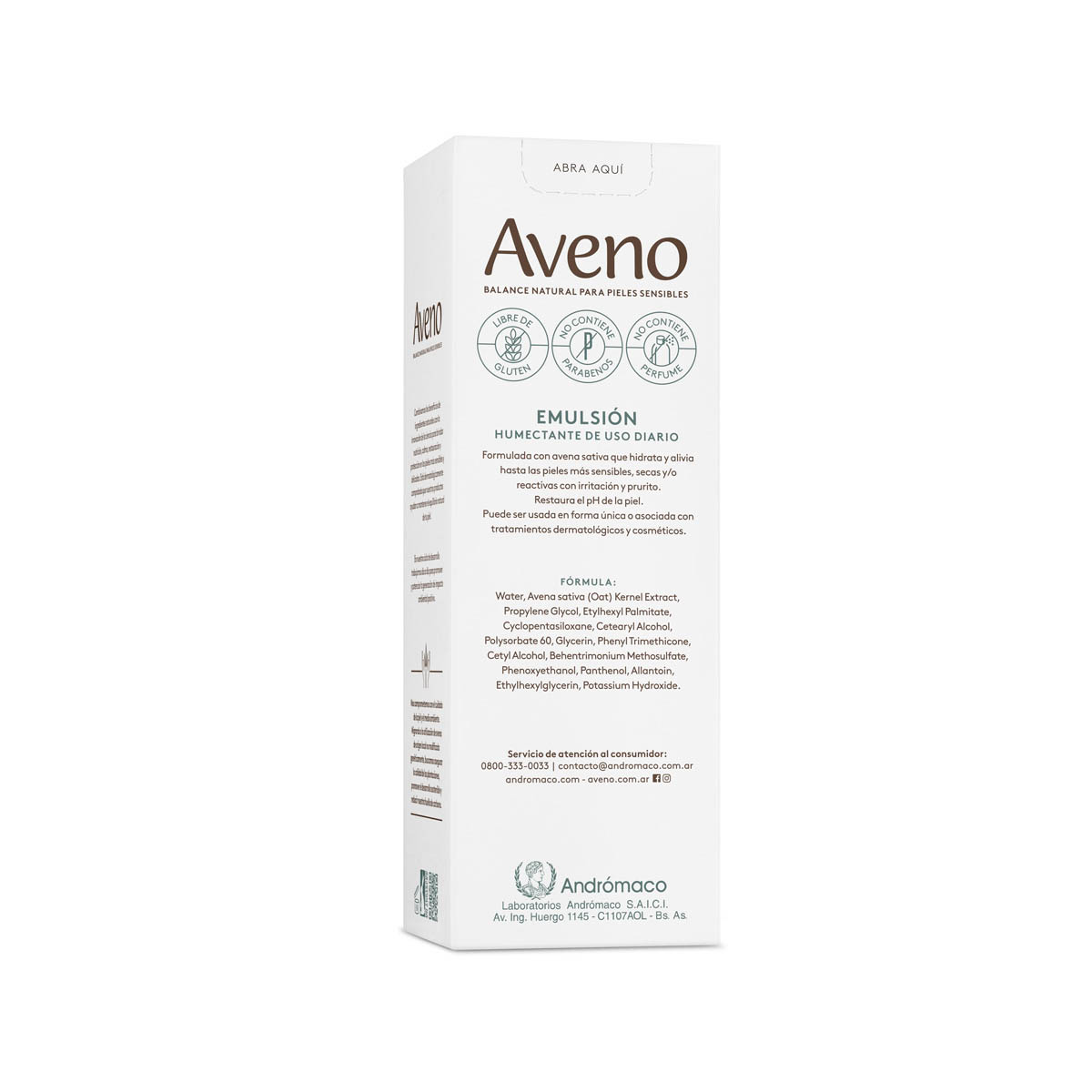 Aveno Emulsión Humectante de Uso Diario 250 ml image number 3