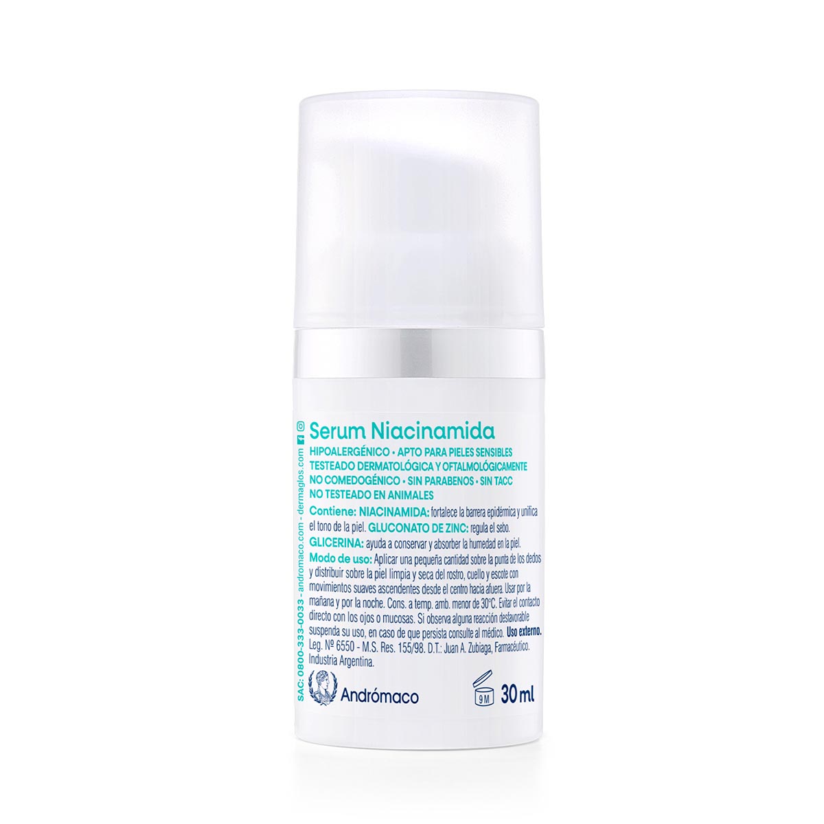 Dermaglós Facial Serum Niacinamida 30 ml