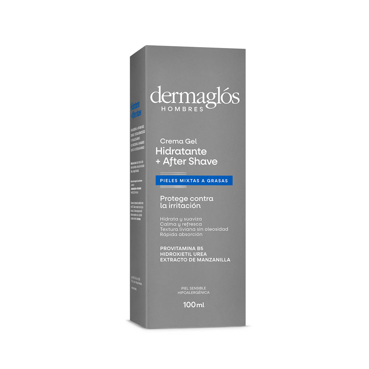 Dermaglós Hombres Crema Gel Hidratante + After Shave 100 ml image number 2