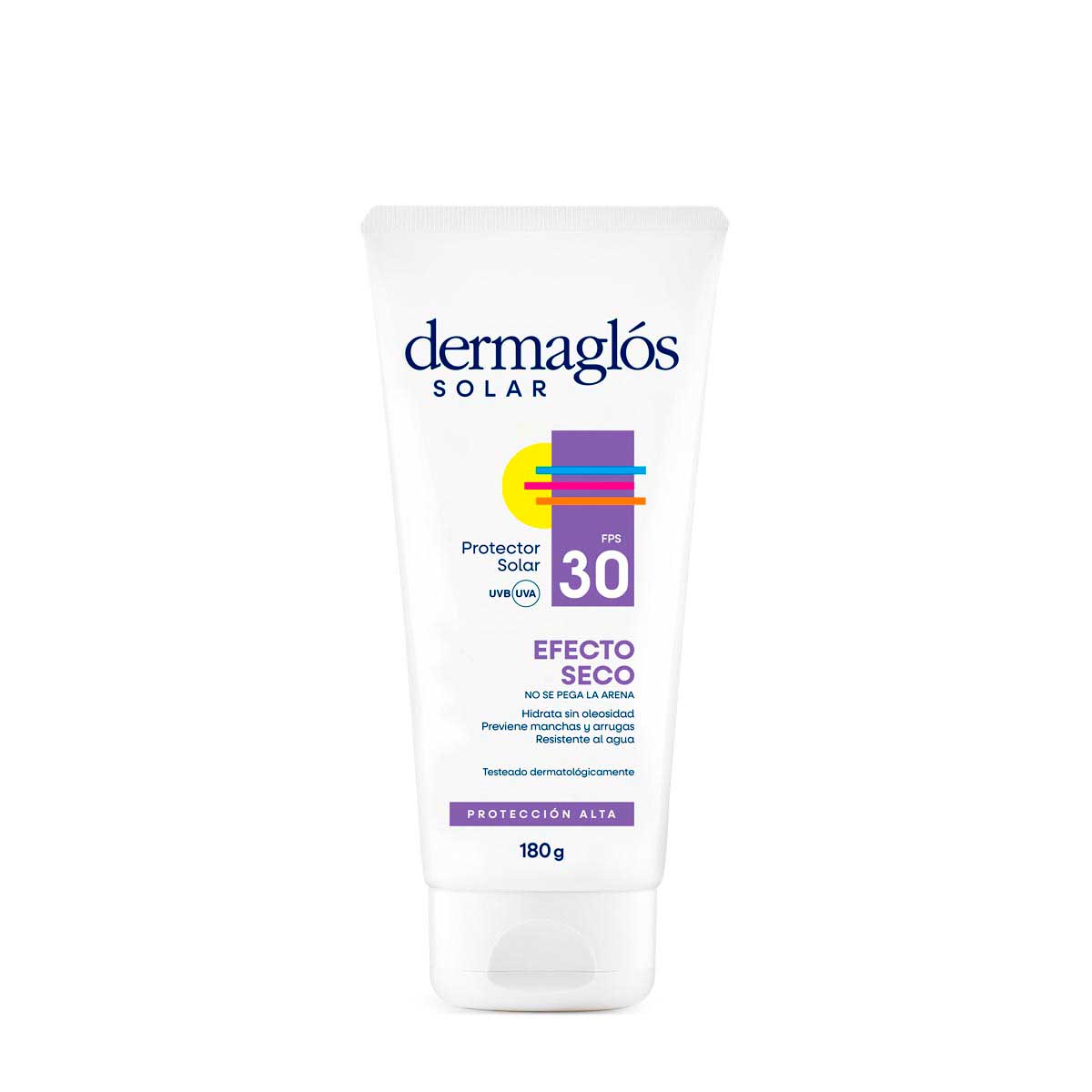 Protector Solar Dermaglós FPS 30 efecto seco crema 180 g