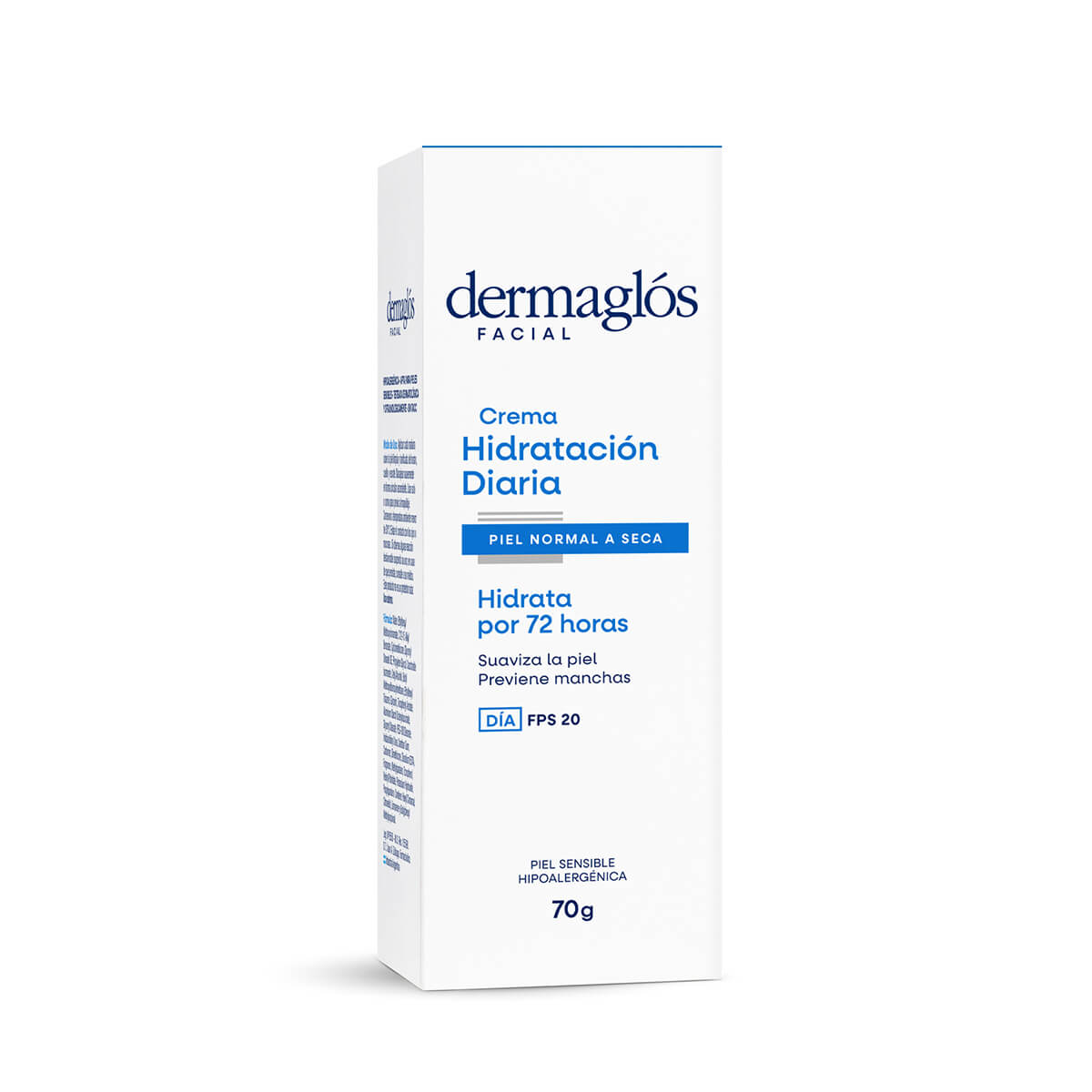 Dermaglós Facial Crema Hidratación Diaria FPS 20 Piel Equilibrada a Seca 70 g image number 4