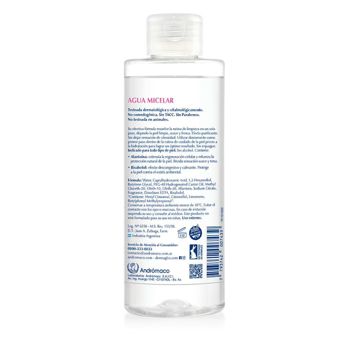 Dermaglós Facial Agua Micelar 400 ml image number 2