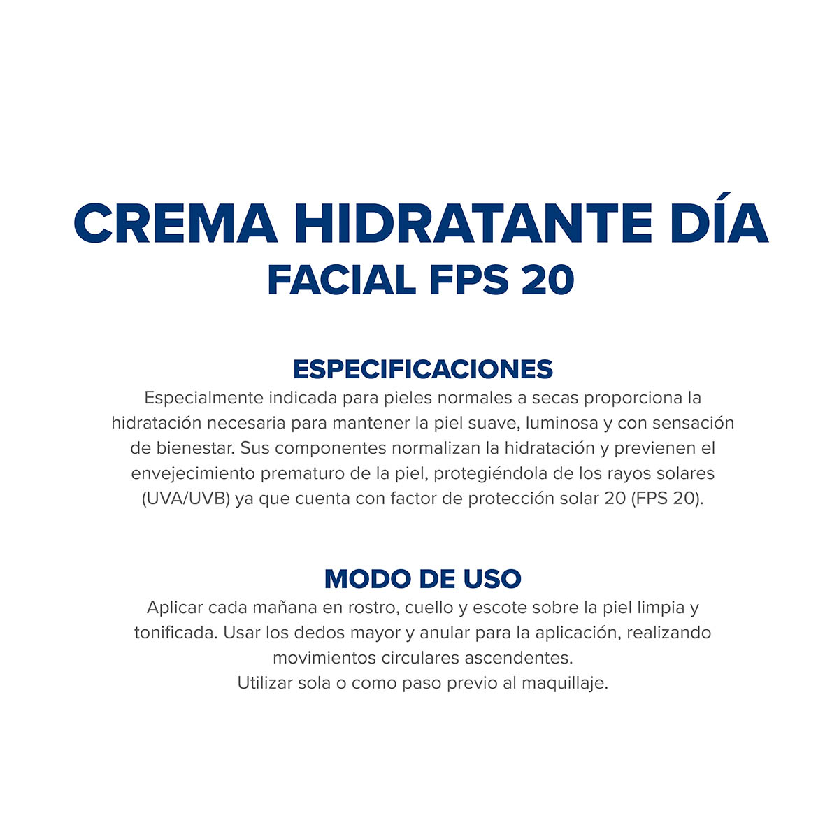 Dermaglós Facial Crema Hidratación Diaria FPS 20 Piel Equilibrada a Seca 70 g image number 7