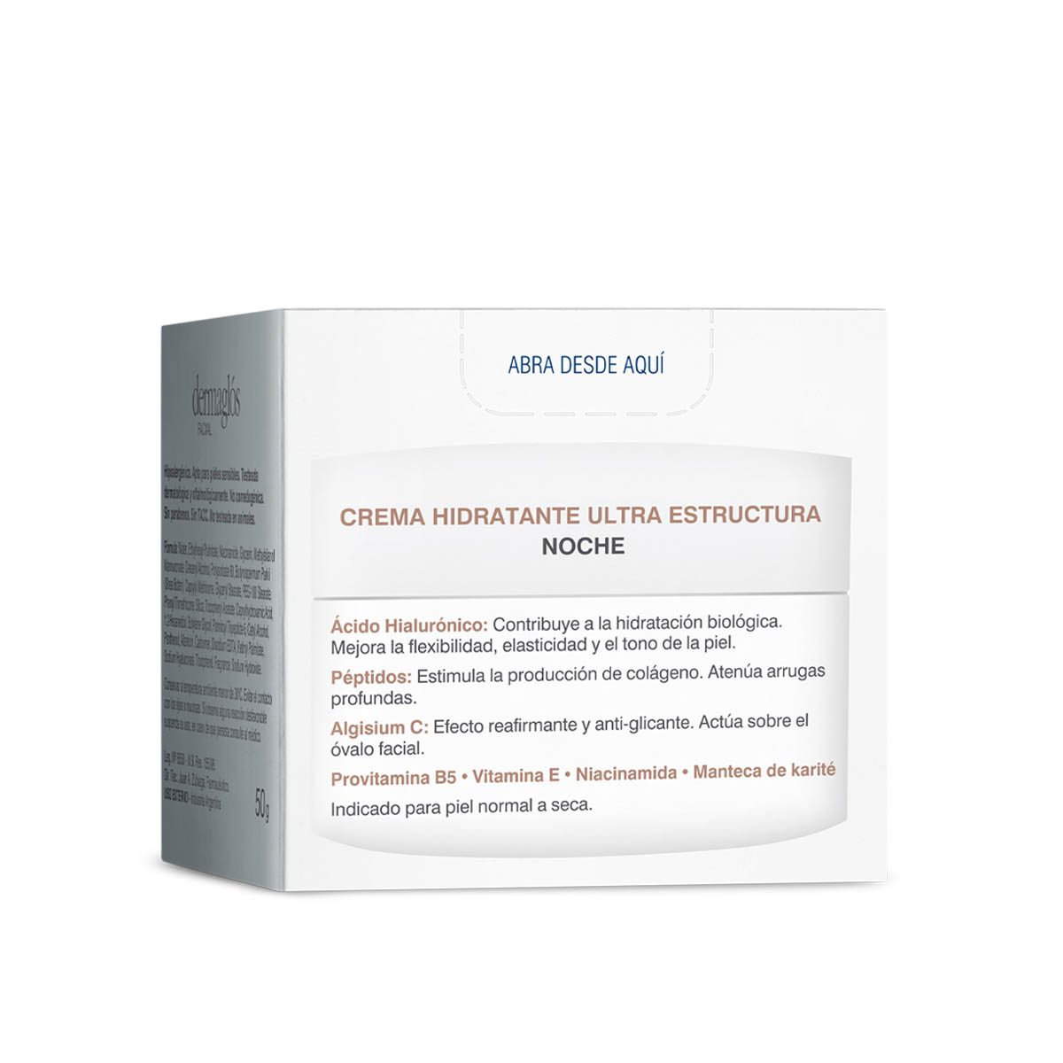 Crema Dermaglós Hidratante de Noche Ultra Estructura  50 g image number 4