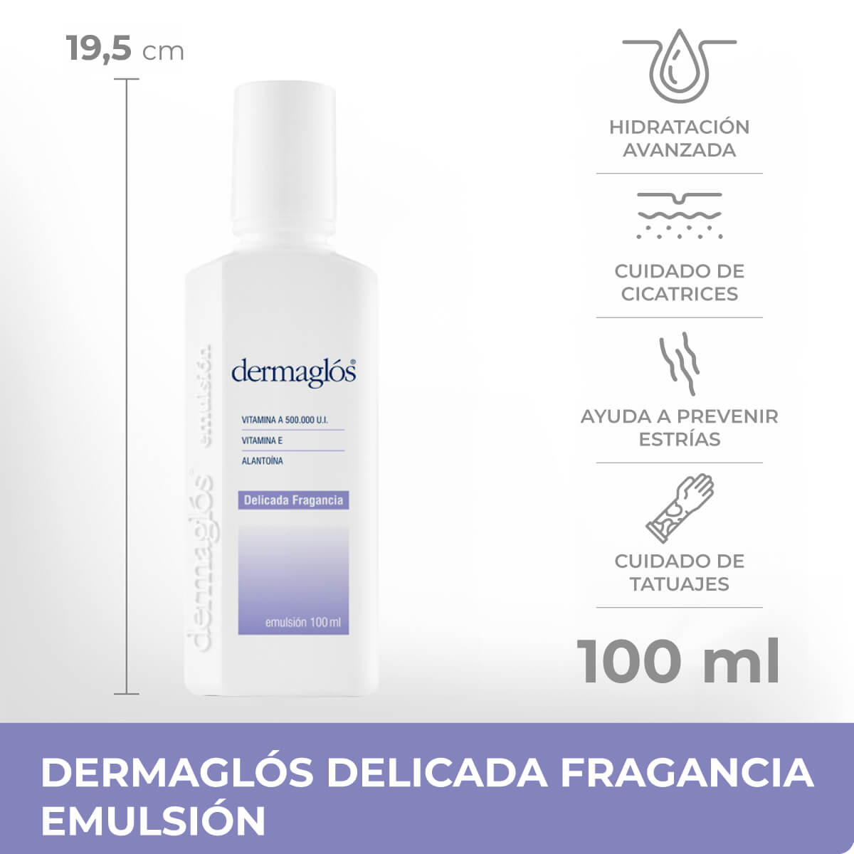 Dermaglós Terapéutica Delicada Fragancia Emulsión 100 ml image number 2