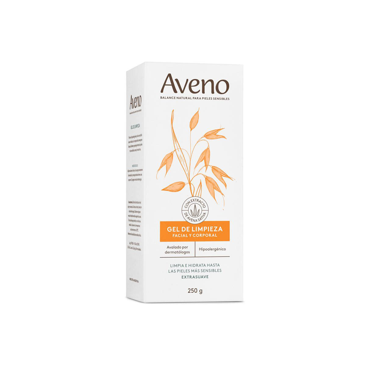Aveno Gel de Limpieza de Uso Diario 250 g image number 2