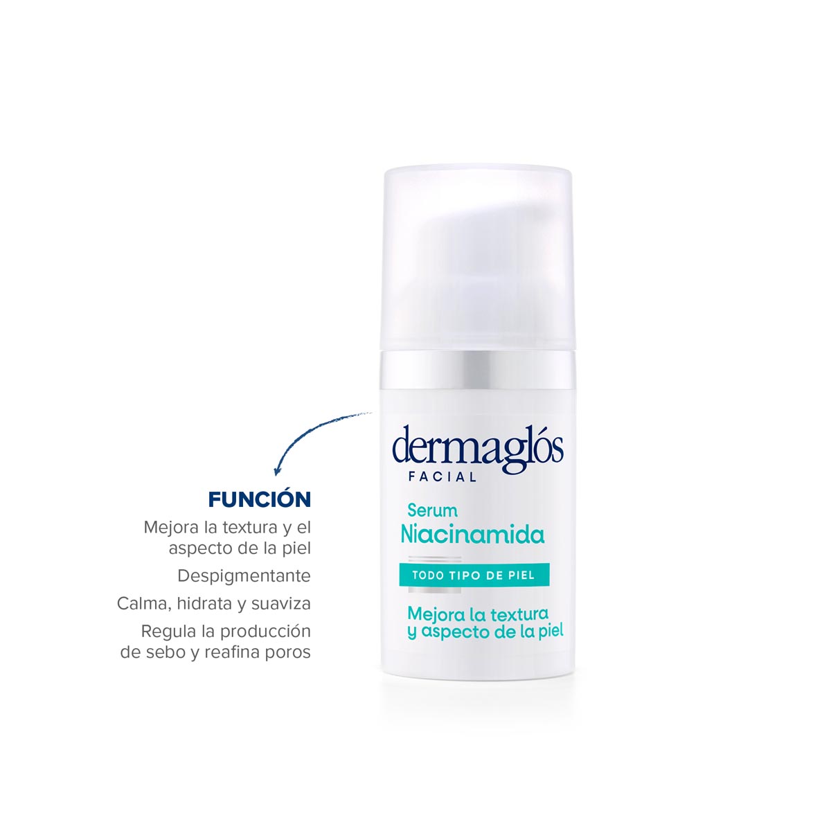 Dermaglós Facial Serum Niacinamida 30 ml image number 4