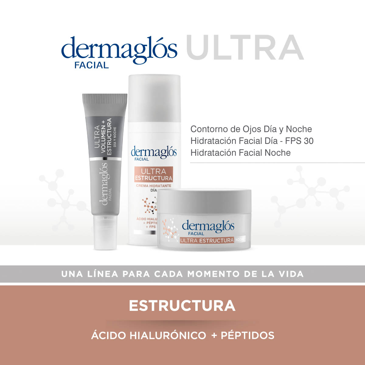 Crema Dermaglós Hidratante de Noche Ultra Estructura  50 g image number 6