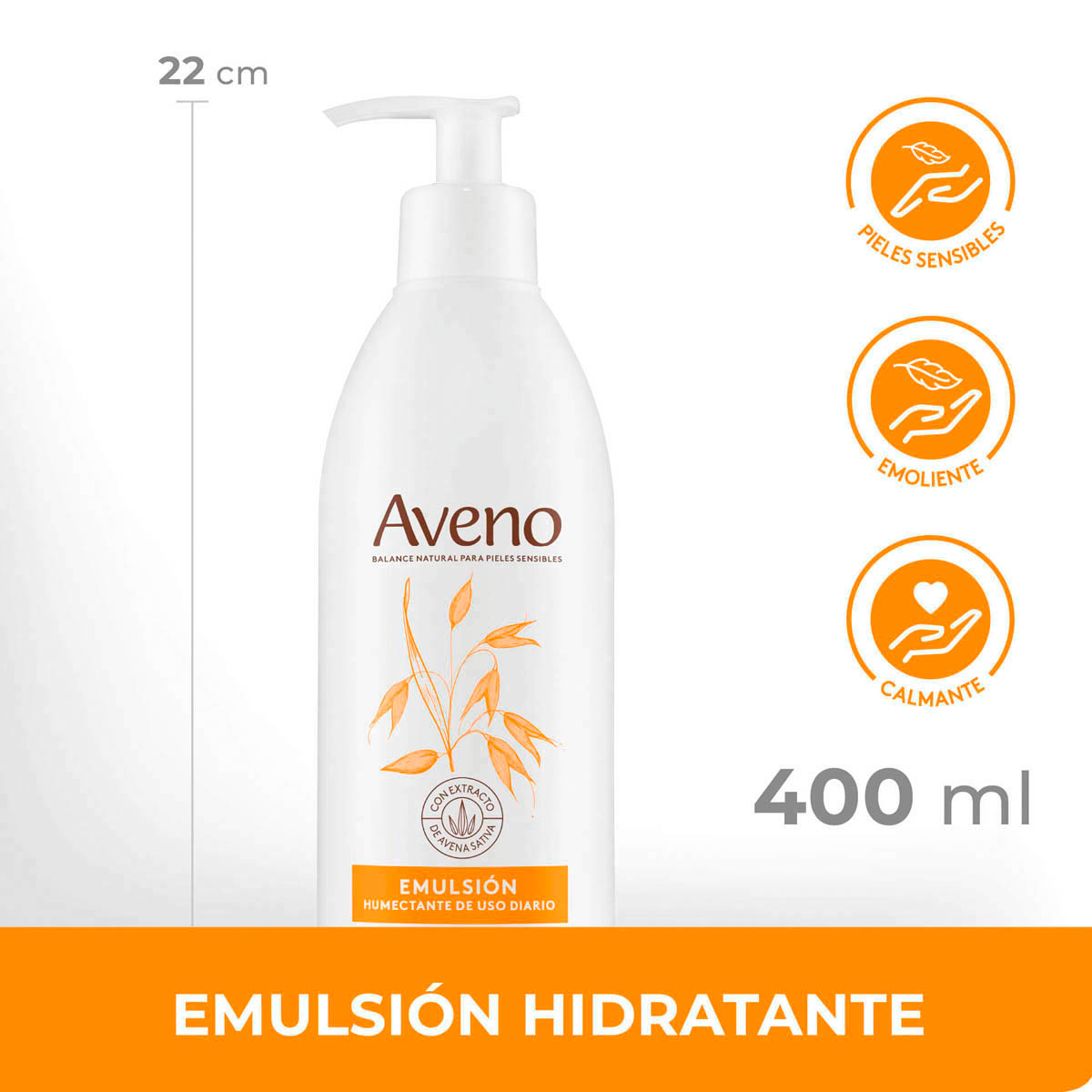 Aveno Emulsión Humectante de Uso Diario 400 ml image number 9