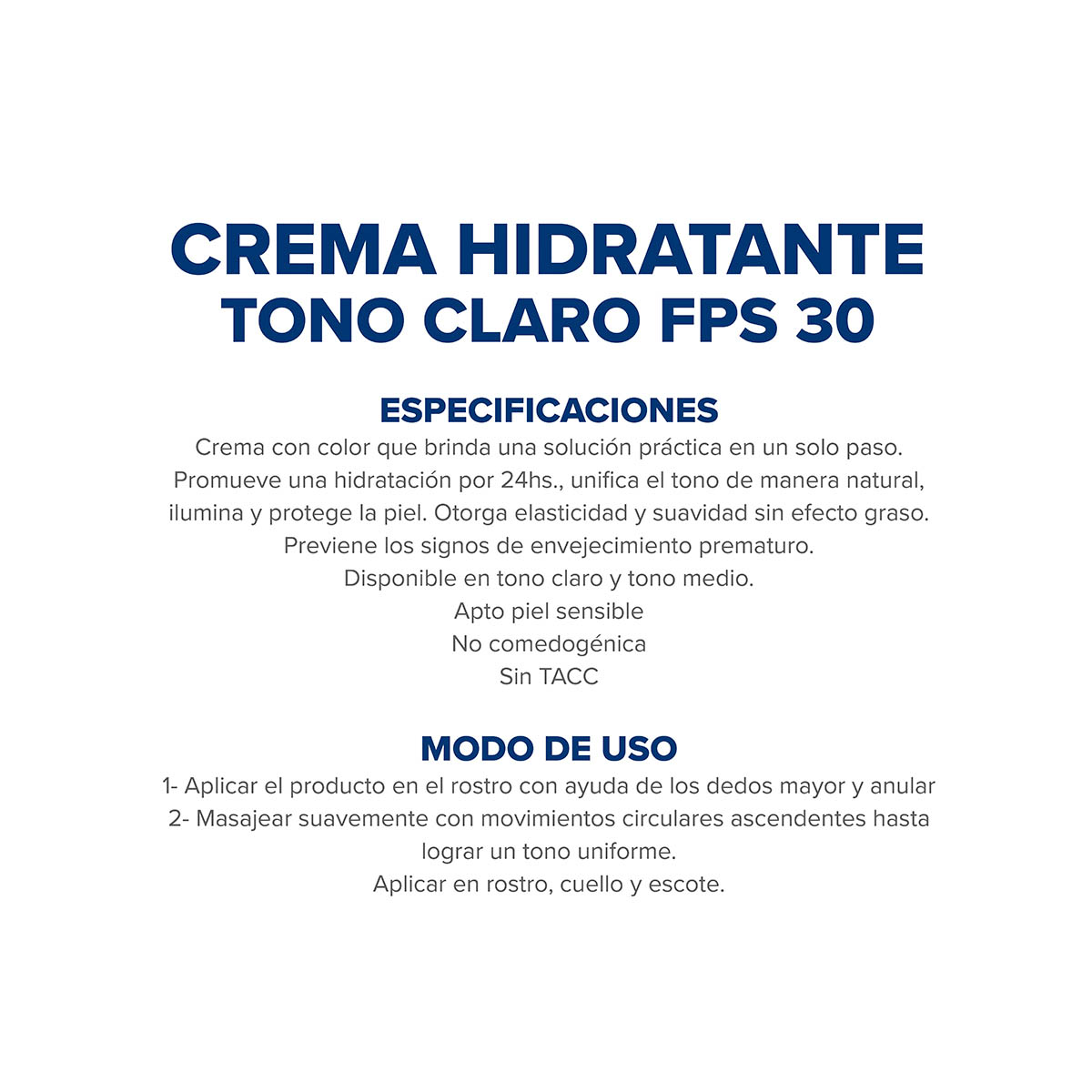 Dermaglós Facial Crema con color BB Cream Tono Claro con FPS 30 50 g image number 7