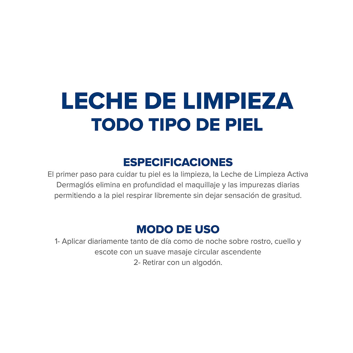 Dermaglós Facial Leche de Limpieza Activa 200 ml image number 4