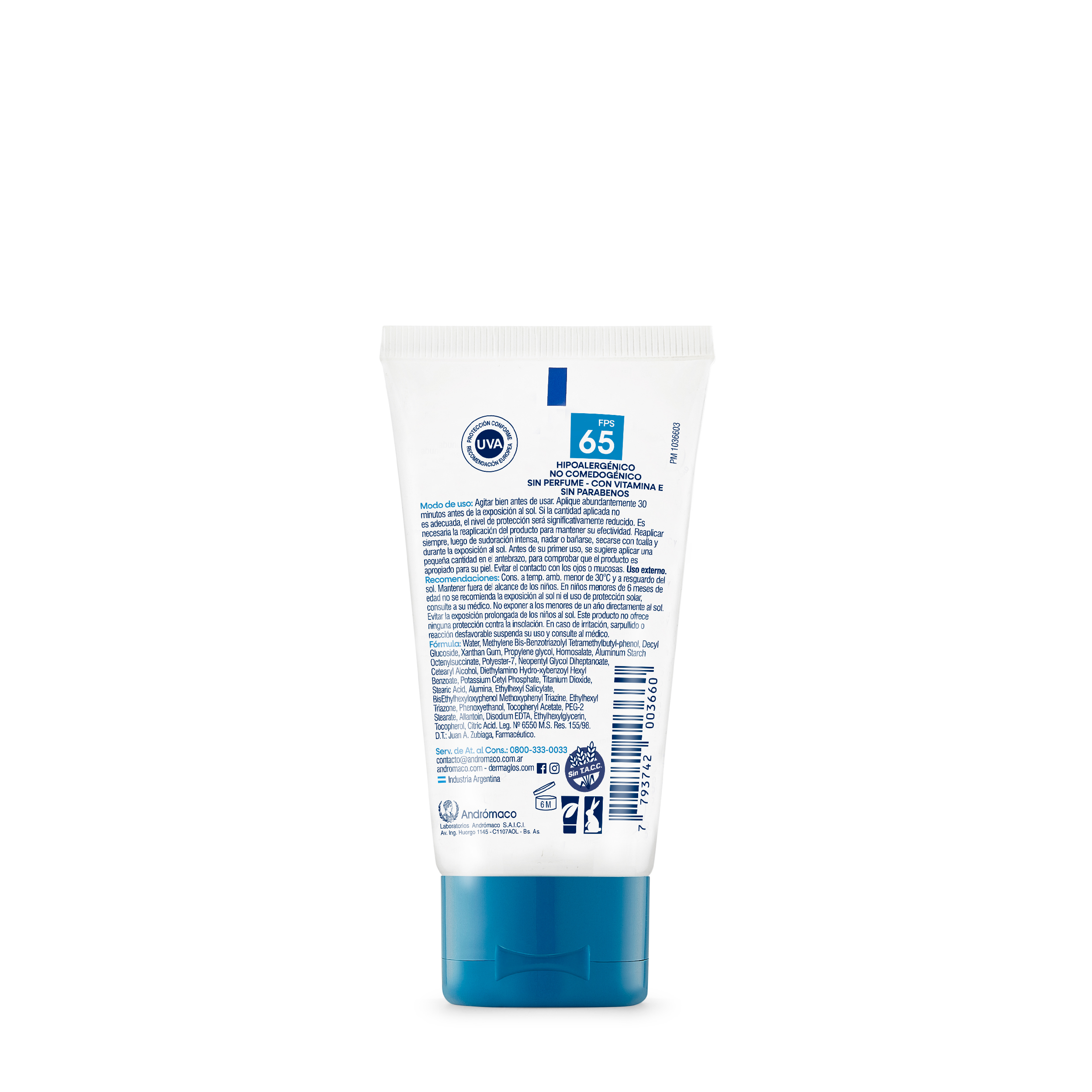 Protector Solar Bebés Dermaglós FPS 65 crema 50 g