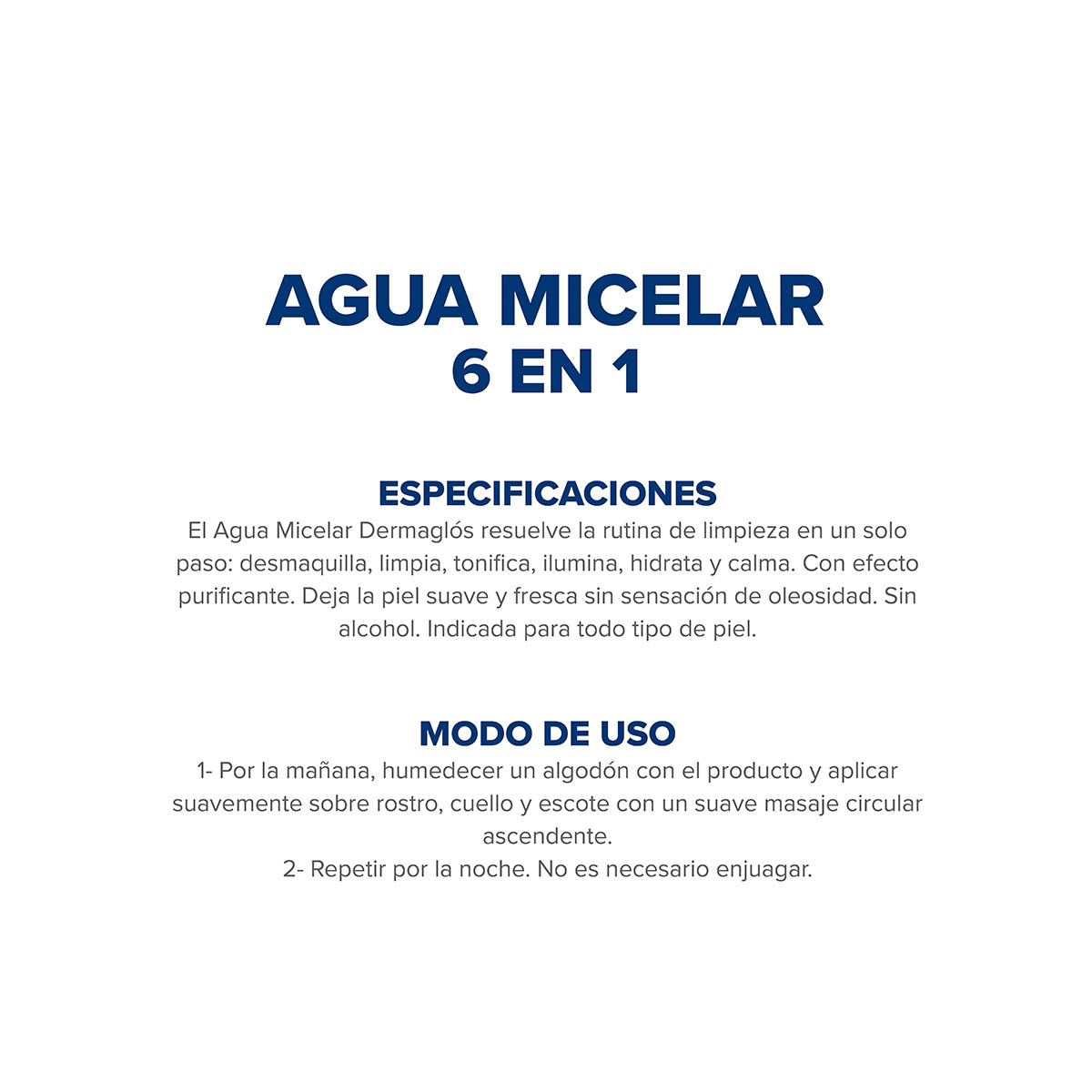 Dermaglós Facial Agua Micelar 200 ml image number 4