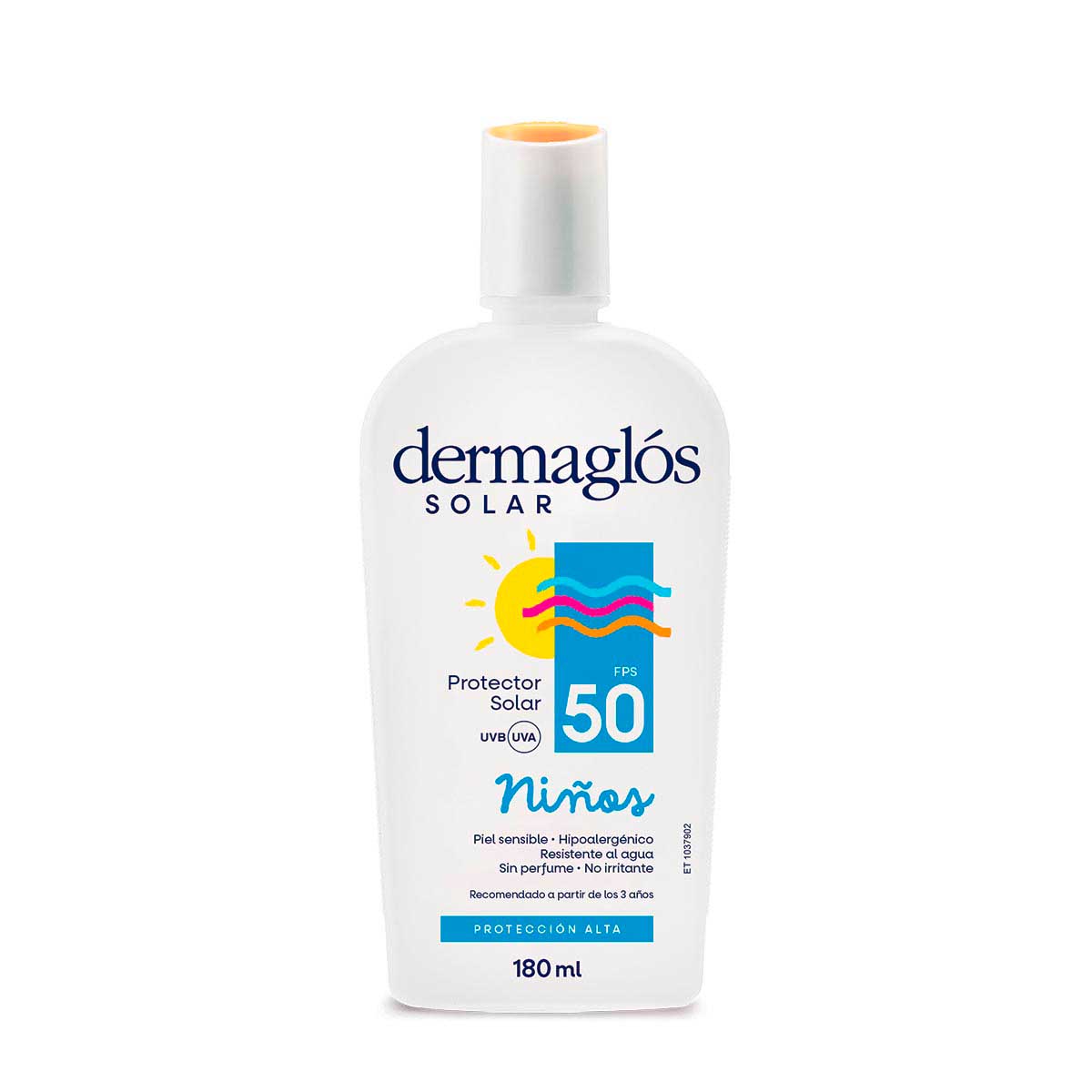 Protector Solar Niños Dermaglós FPS 50 emulsión 180 ml