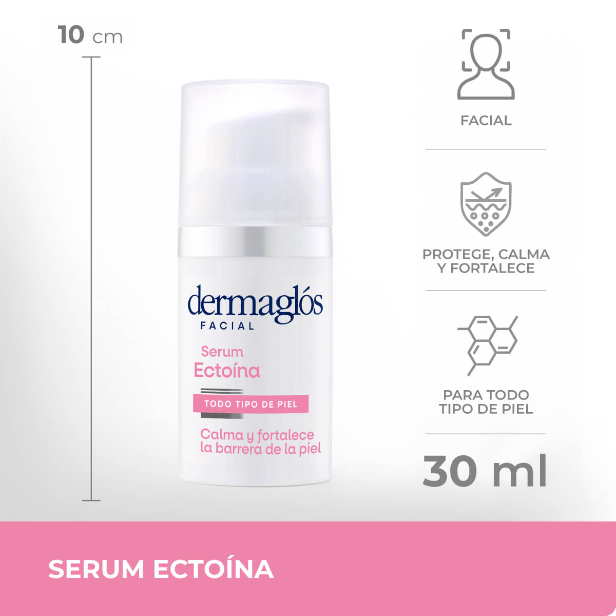 Dermaglós Facial Serum Ectoína 30 ml image number 11