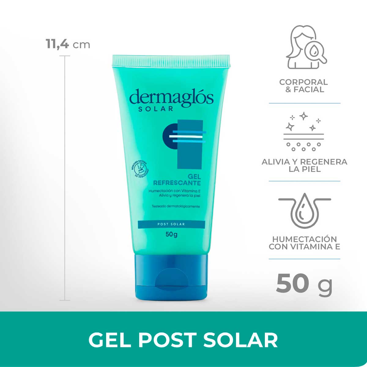 Gel Post Solar Dermaglós 50 g image number 7