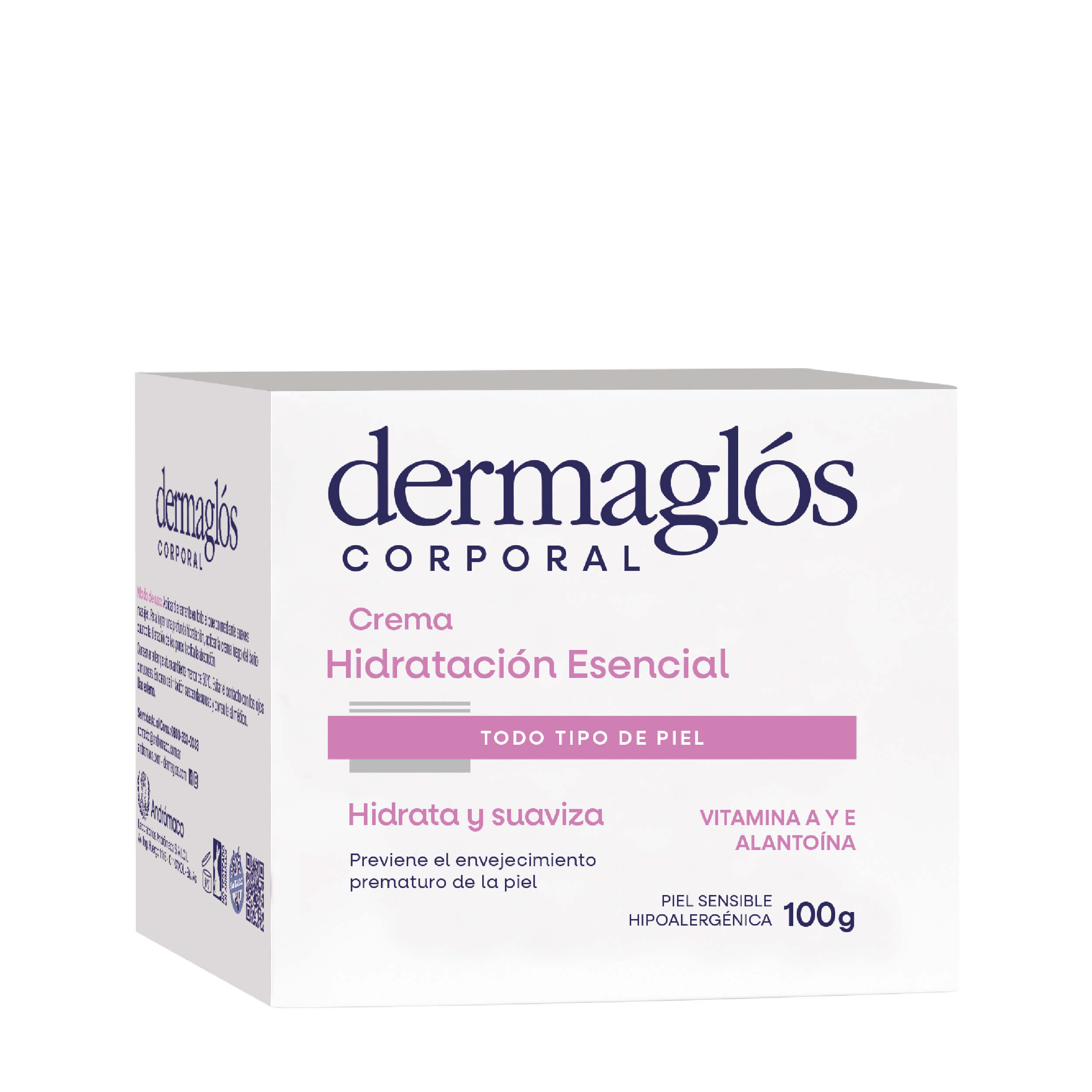 Dermaglós Corporal Crema Hidratación Esencial 100 g image number 2