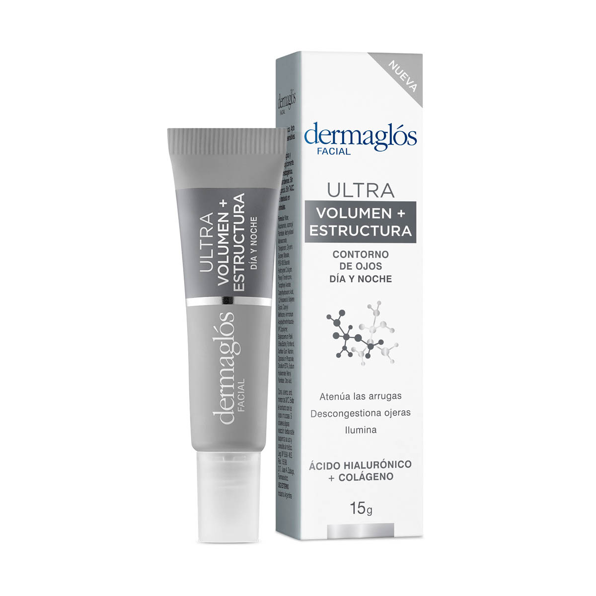 Crema Dermaglós Contorno Ojos Ultra Volumen y Estructura 15 g