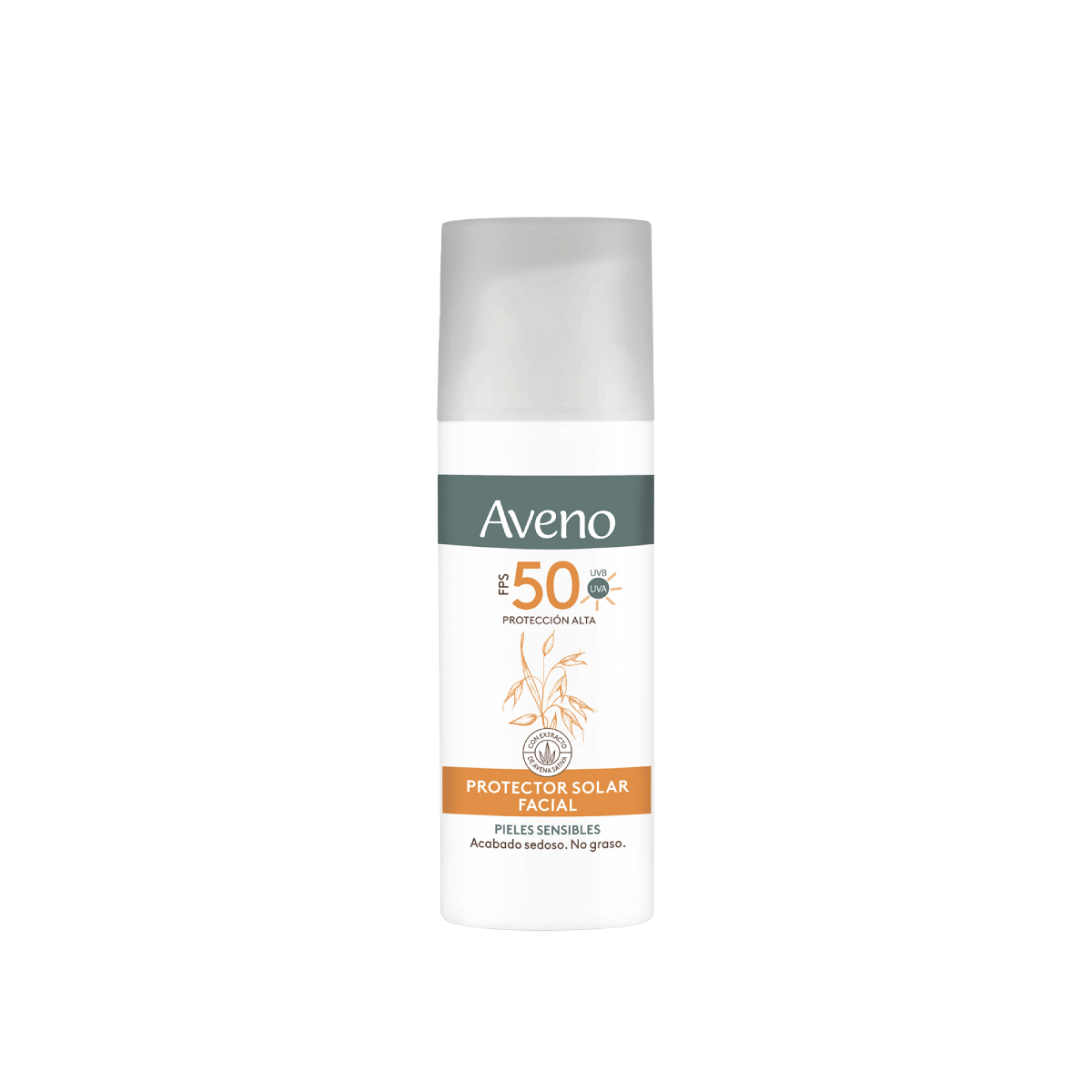 Protector Solar Aveno Crema Fluida Facial FPS 50 50 g