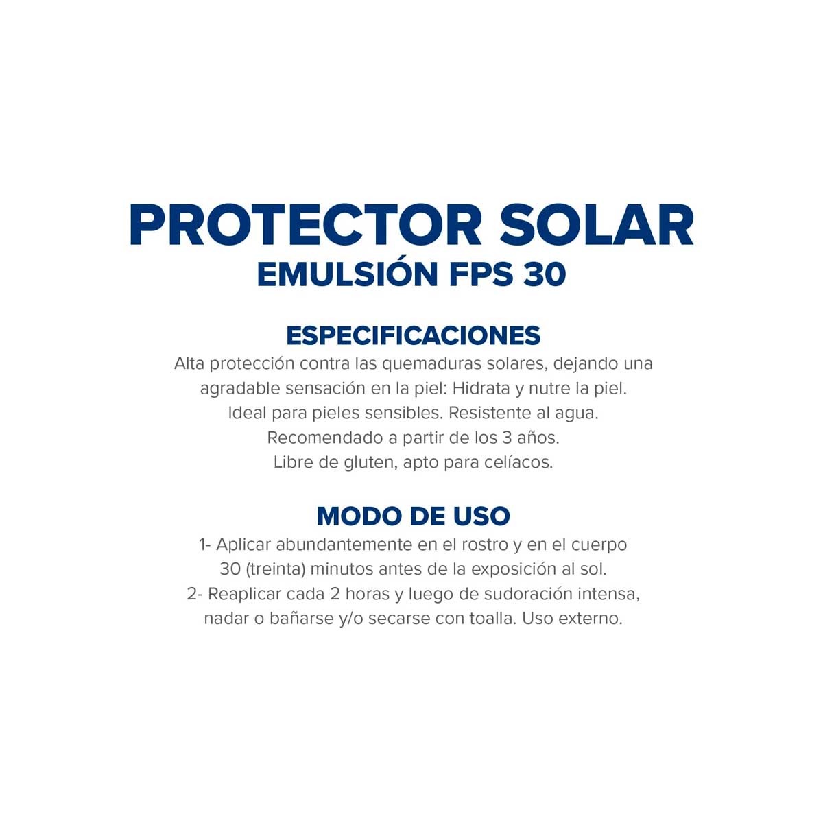 Protector Solar Dermaglós FPS 30 emulsión 380 ml image number 3