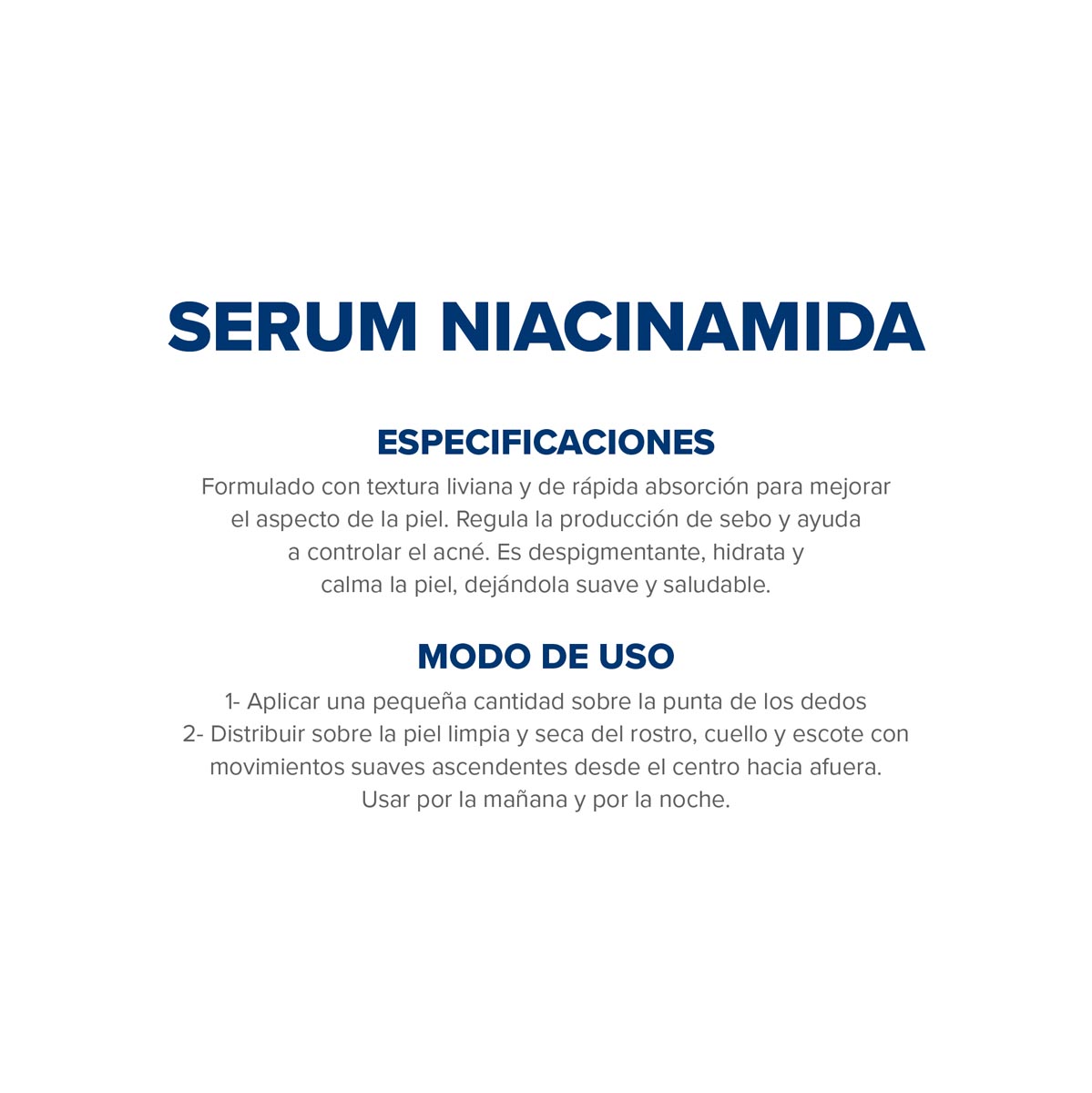 Dermaglós Facial Serum Niacinamida 30 ml image number 6