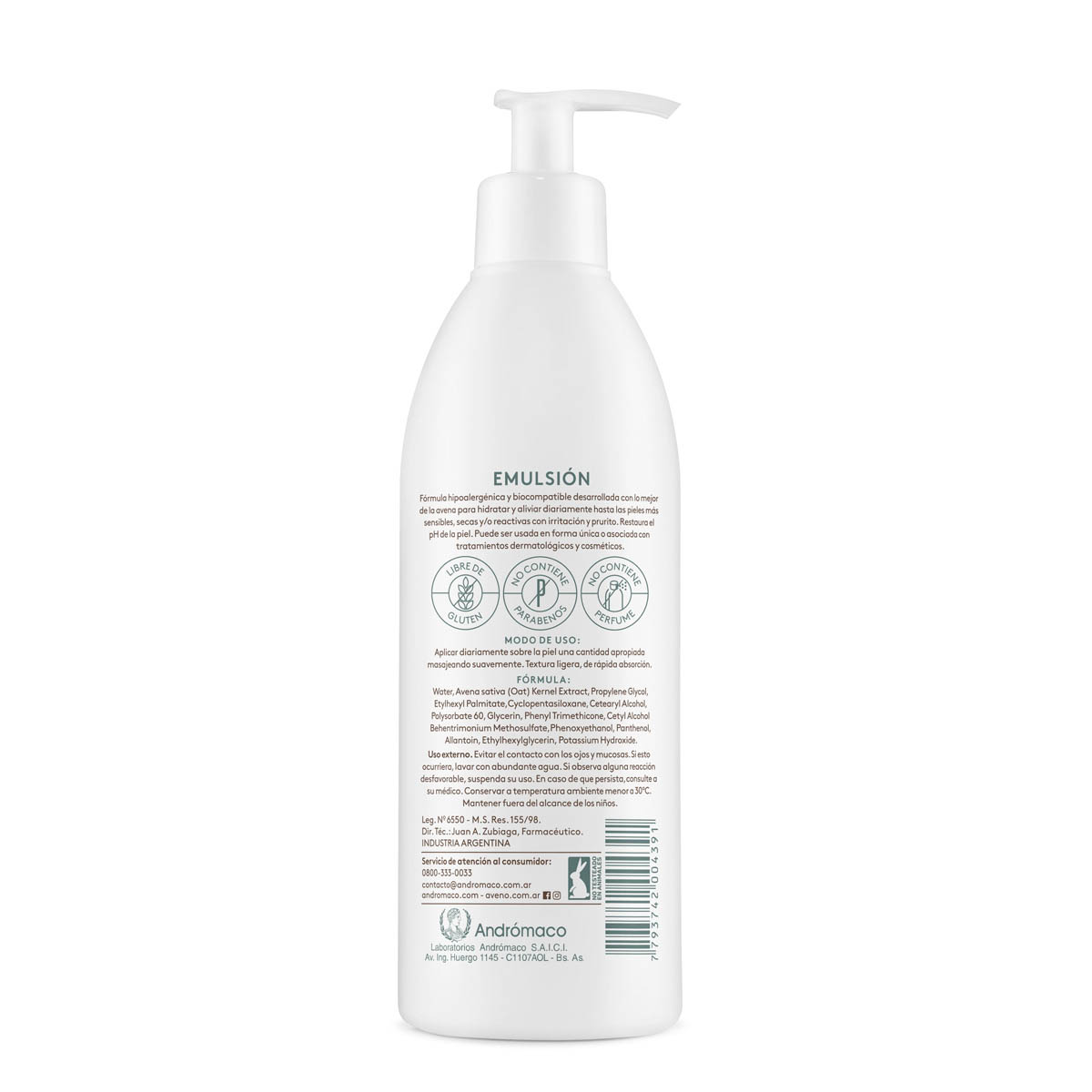 Aveno Emulsión Humectante de Uso Diario 400 ml