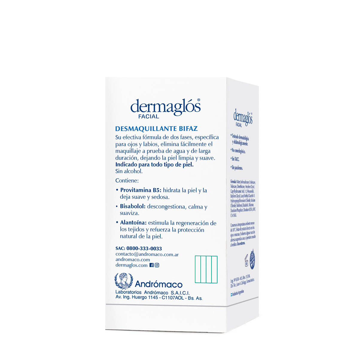 Dermaglós Facial Desmaquillante Bifaz de Ojos 100 ml image number 4