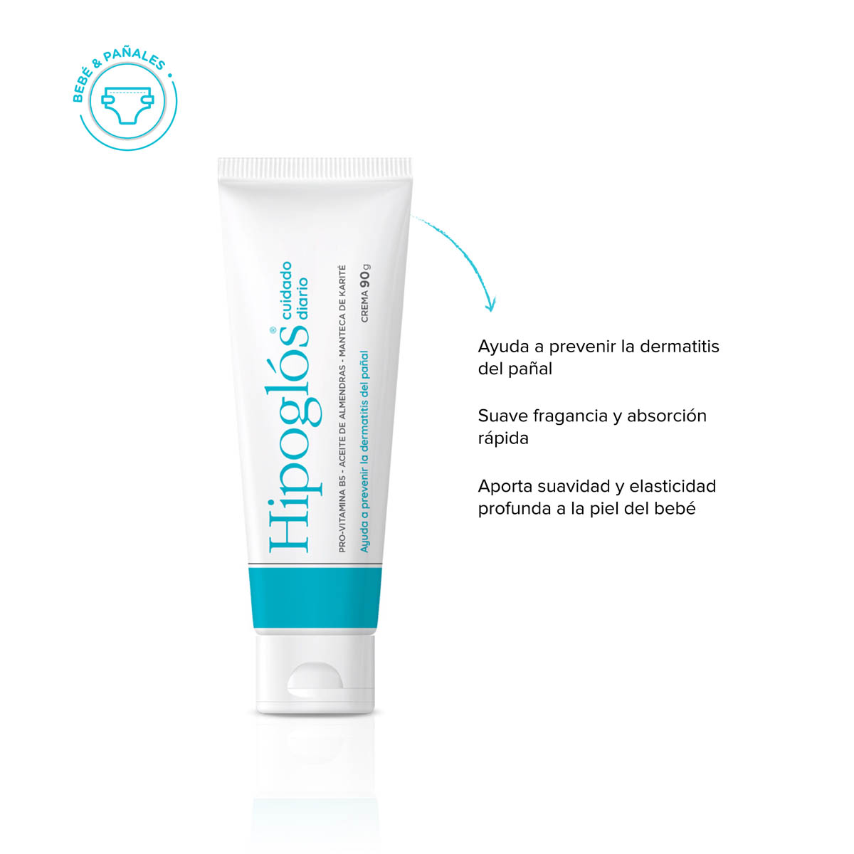 Crema Hipoglós Cuidado Diario 90 g previene paspaduras image number 3