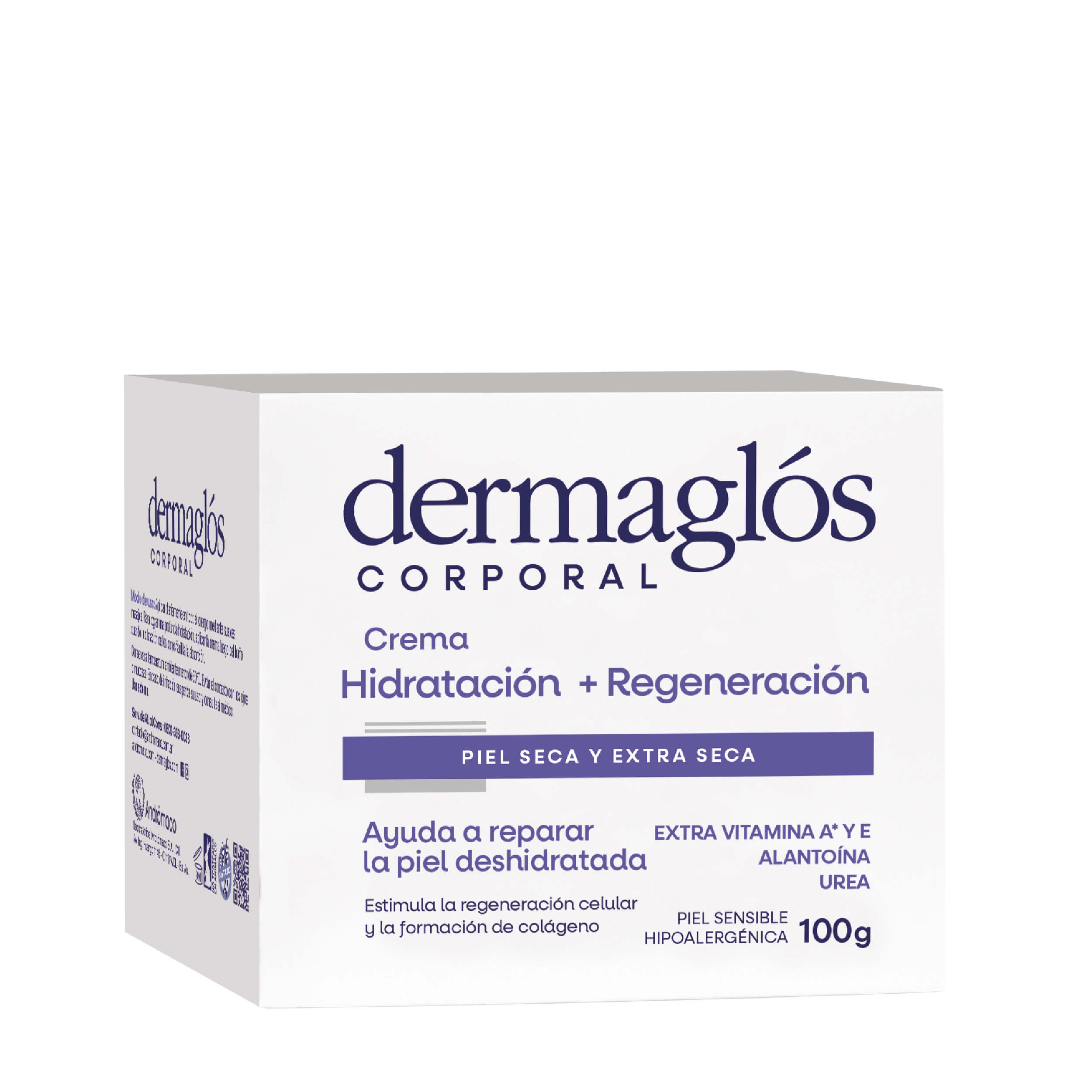 Dermaglós Corporal Crema Hidratación + Regeneración 100 g image number 2