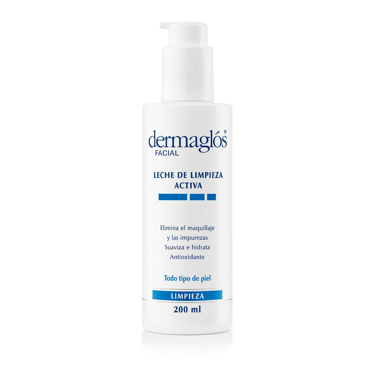 Dermaglós Facial Leche de Limpieza Activa 200 ml image number 0