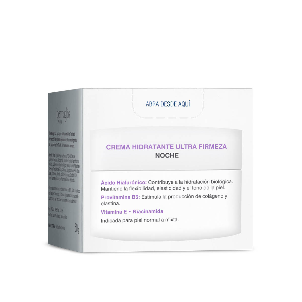 Dermaglós Facial Crema de Noche Ultra Firmeza 50 g image number 4