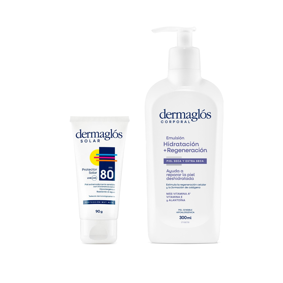 Kit Tatuajes Dermaglós Protección Solar + Regeneración