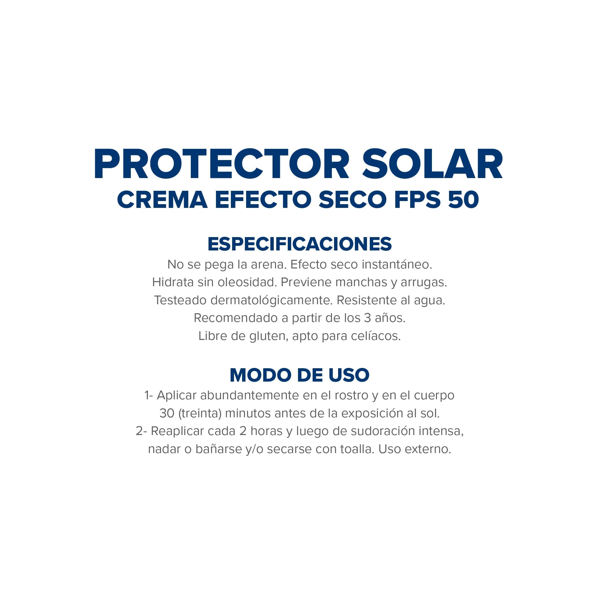 Protector Solar Dermaglós FPS 50 Efecto Seco crema 180 ml image number 4