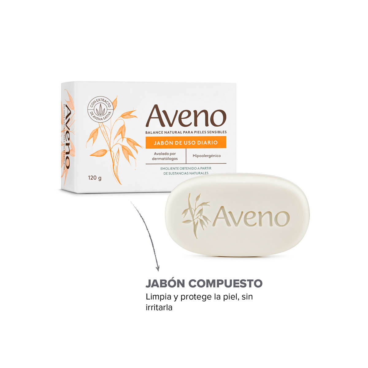 Aveno Jabón de Uso Diario 120 g image number 8