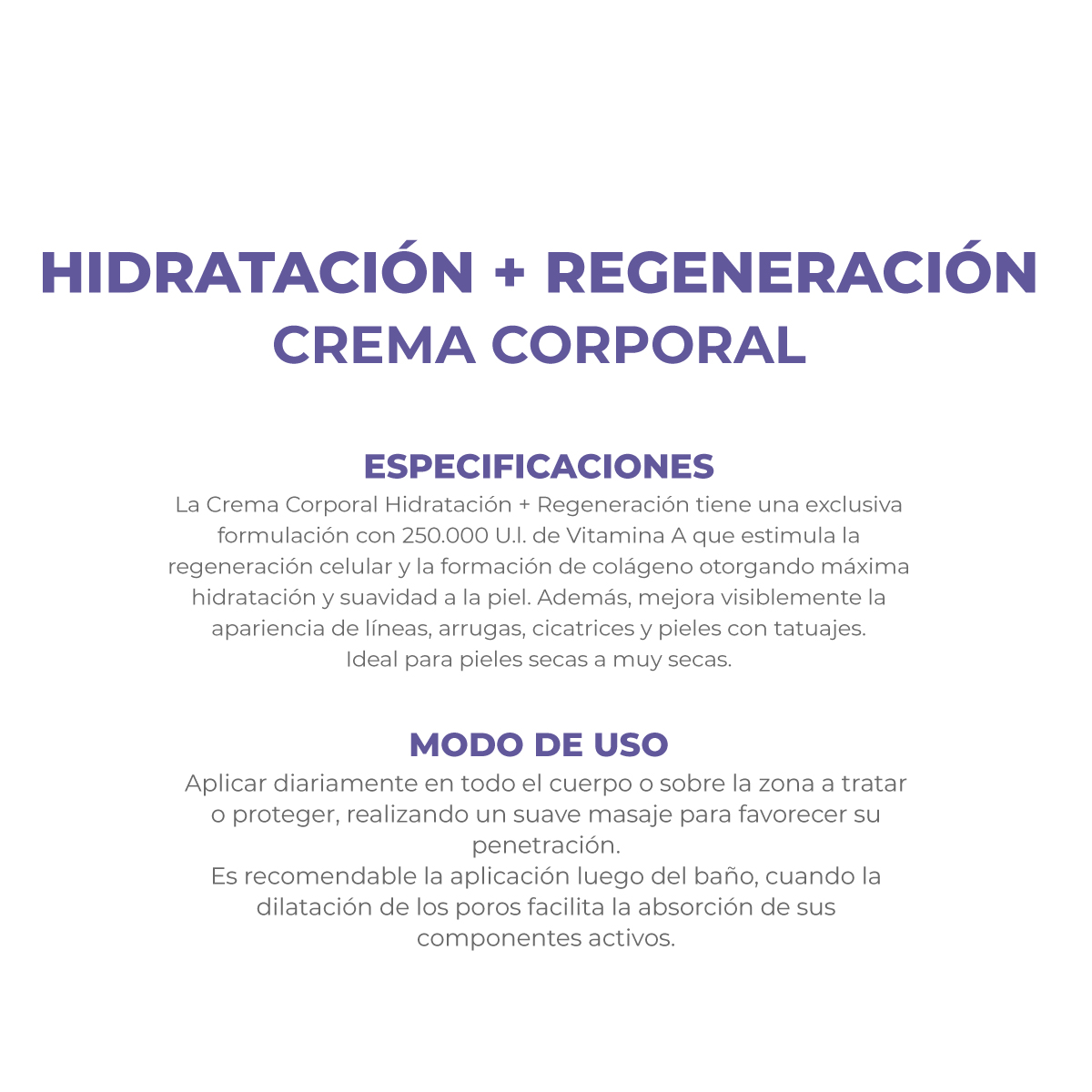 Dermaglós Corporal Crema Hidratación + Regeneración 100 g image number 4