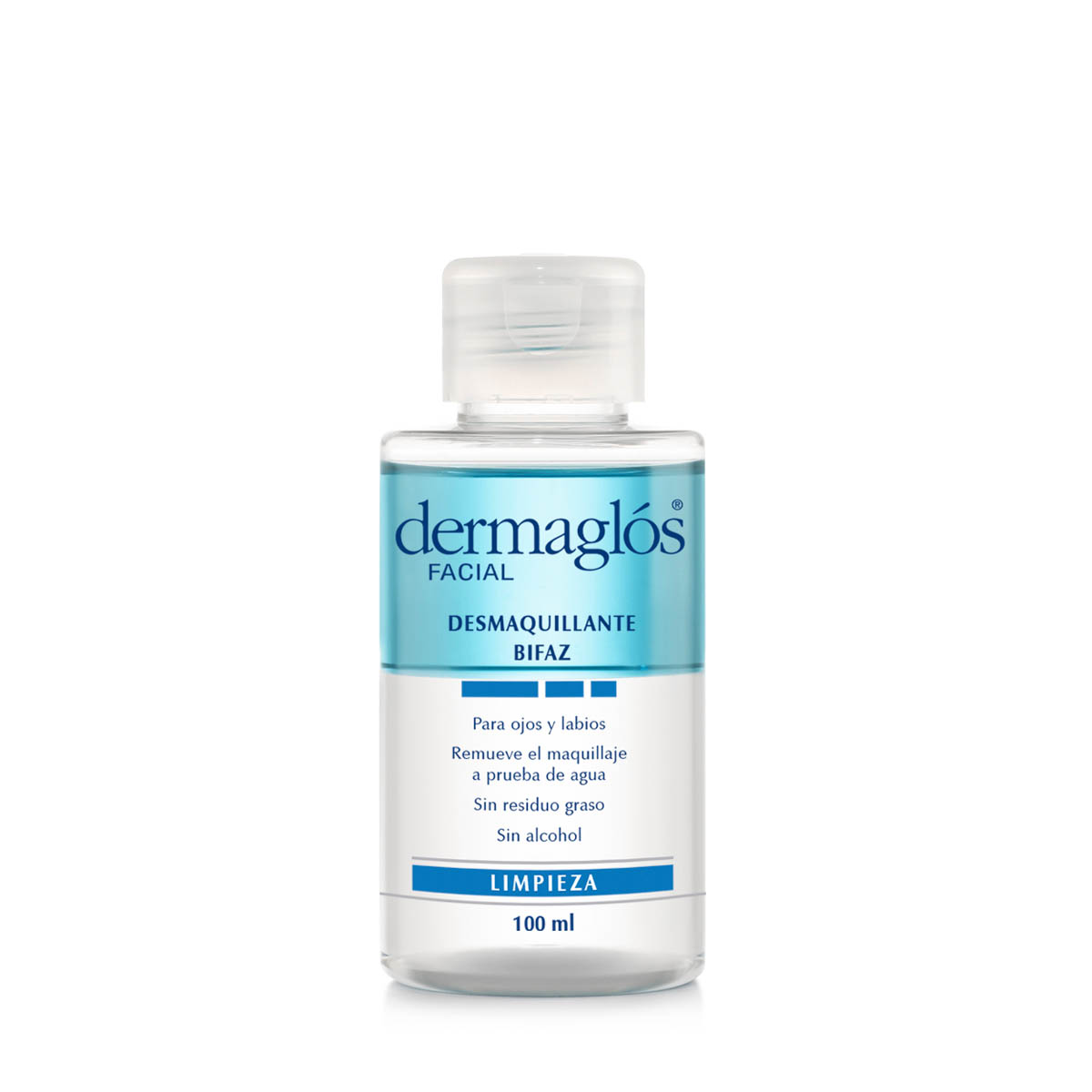 Dermaglós Facial Desmaquillante Bifaz de Ojos 100 ml image number 0
