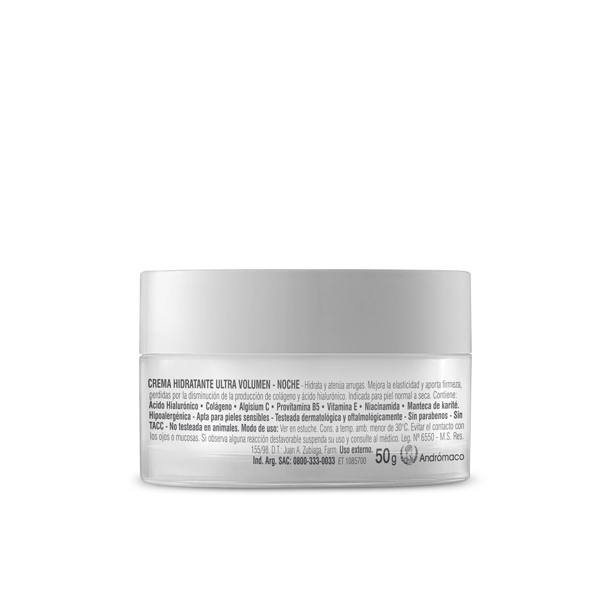 Dermaglós Facial Crema de Noche Ultra Volumen 50 g image number 2
