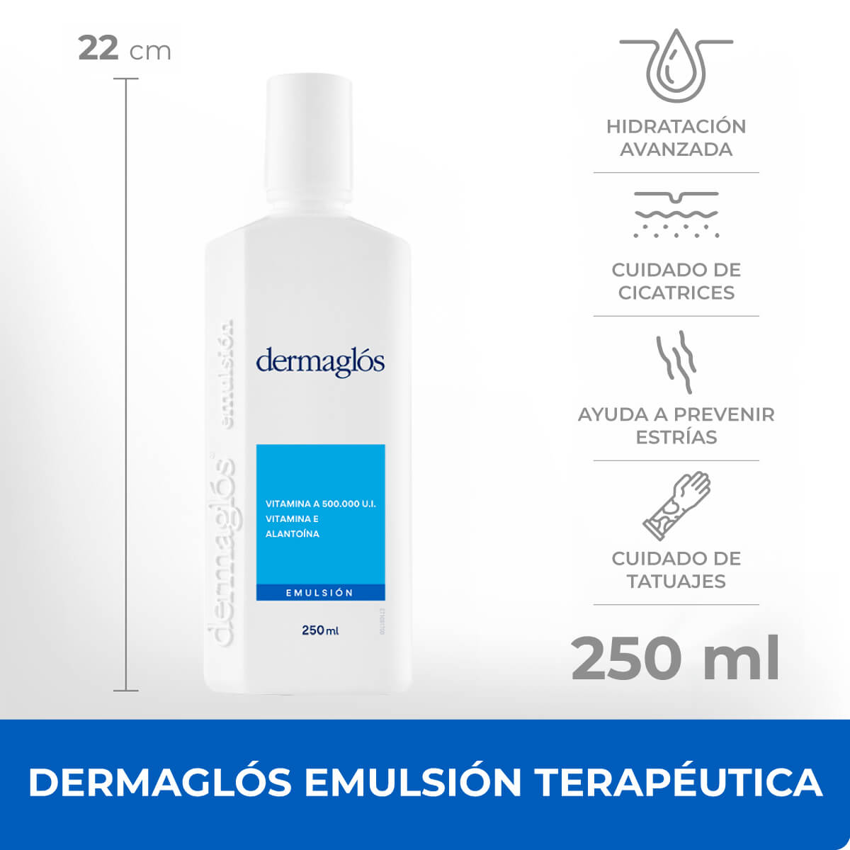 Dermaglós Terapéutica Emulsión 250 ml image number 8