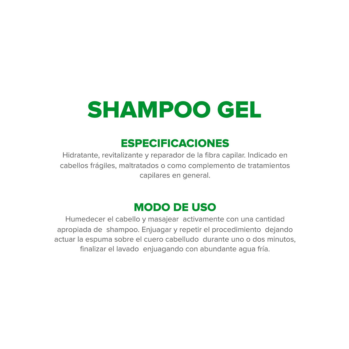 Shampoo en Gel Hidrosam para cabellos frágiles 250 ml image number 2