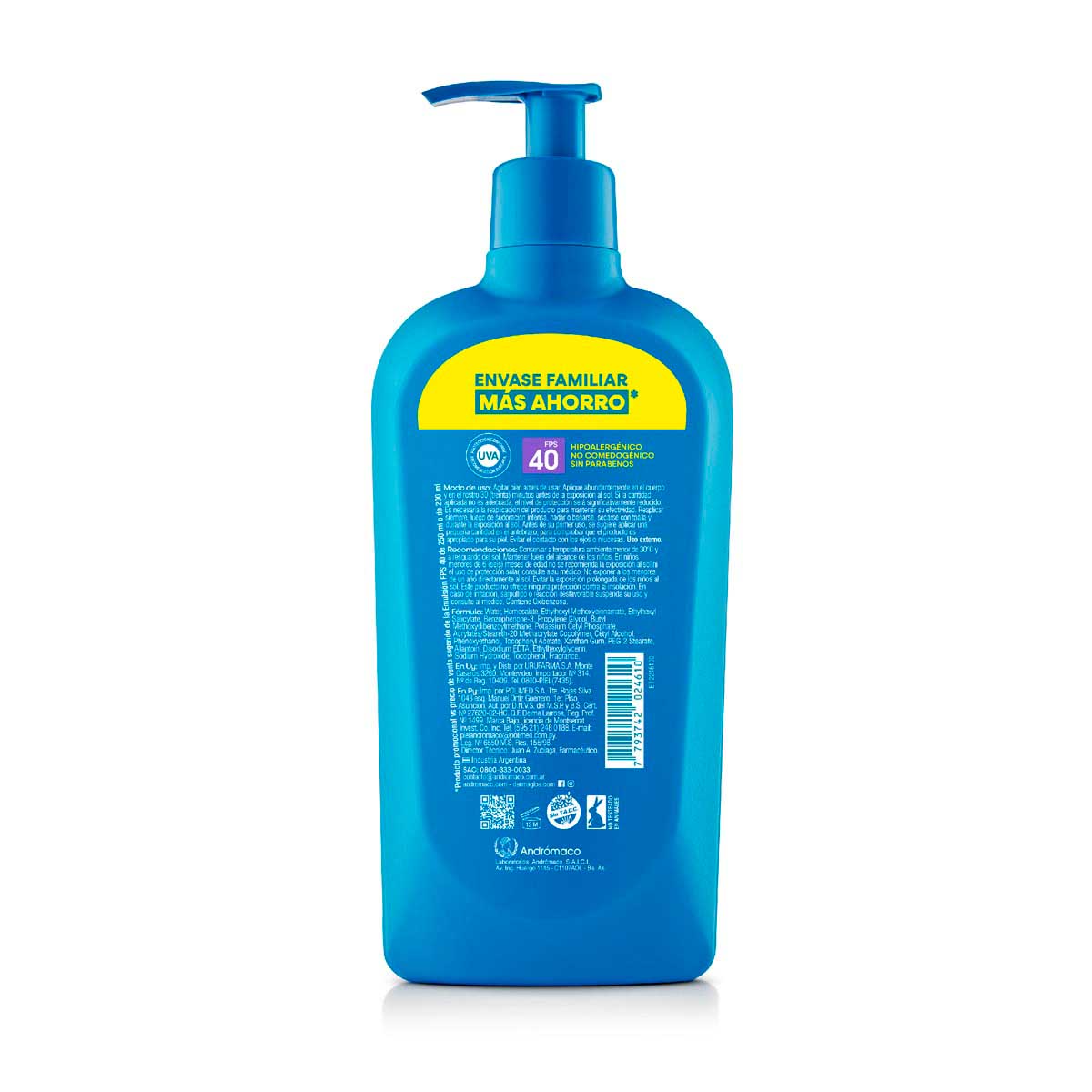 Protector Solar Dermaglós FPS 40 emulsión 380 ml