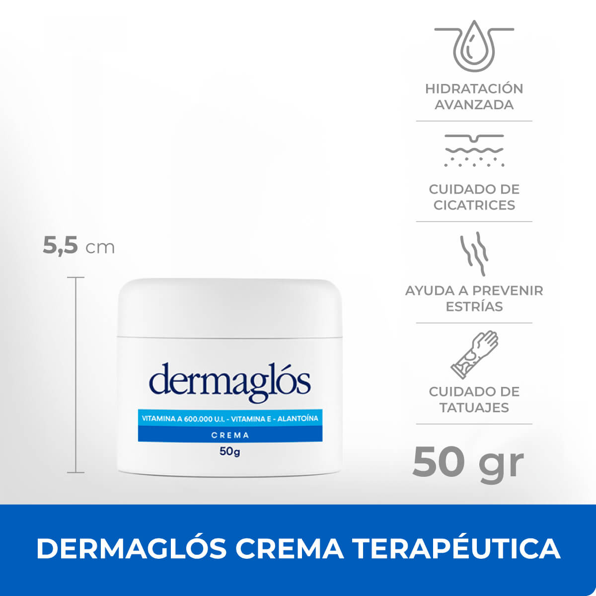 Dermaglós Terapéutica Crema 50 g image number 7