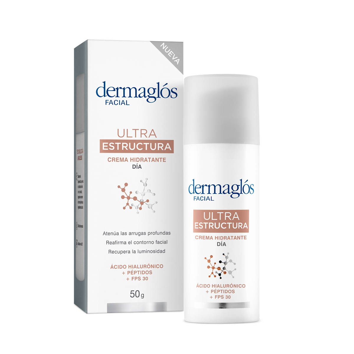 Crema Dermaglós Hidratante Día FPS 30 Ultra Estructura 50 g
