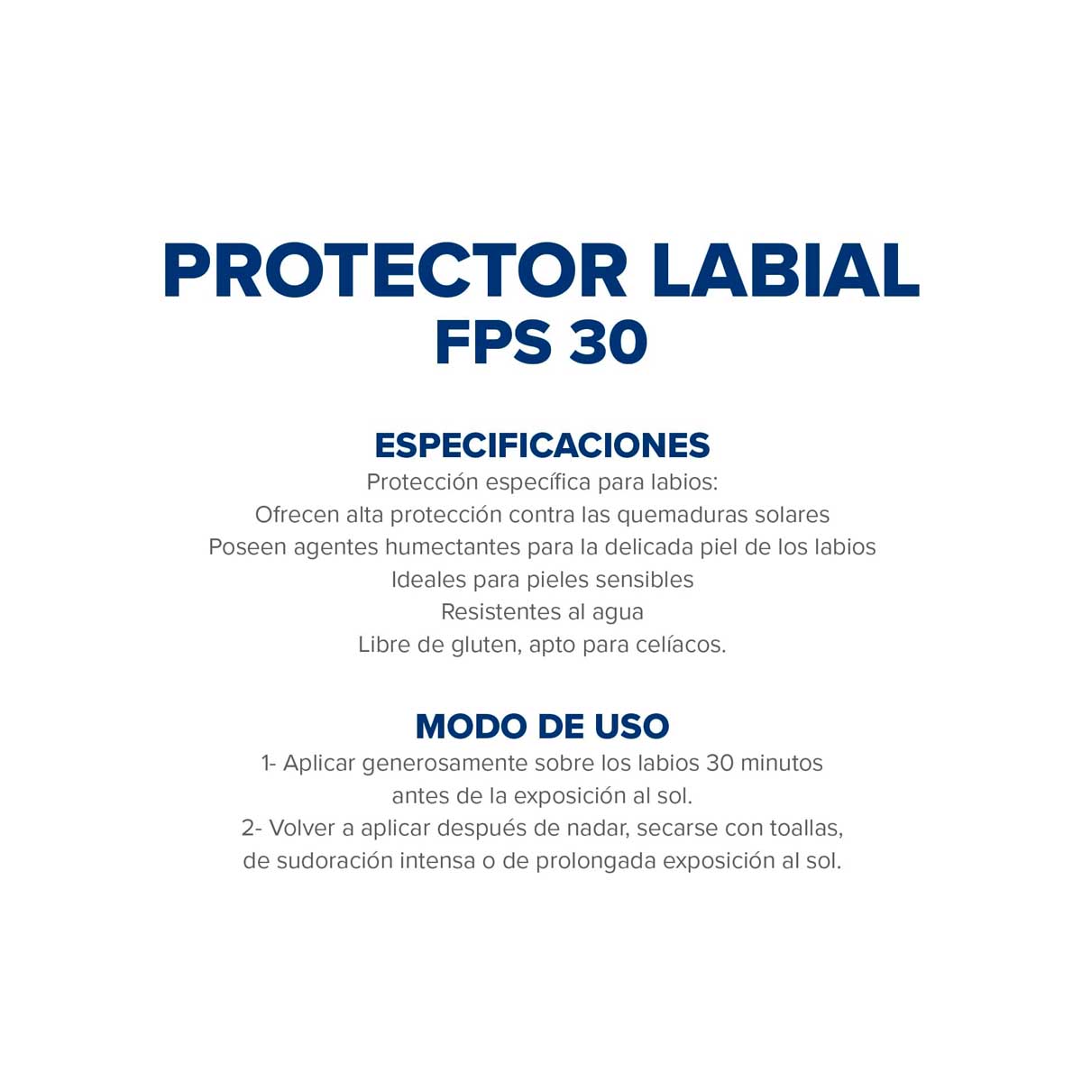 Protector Solar Labial Dermaglós FPS 30 3.4 g image number 5