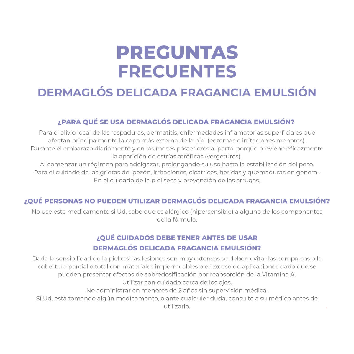 Dermaglós Terapéutica Delicada Fragancia Emulsión 400 ml image number 3