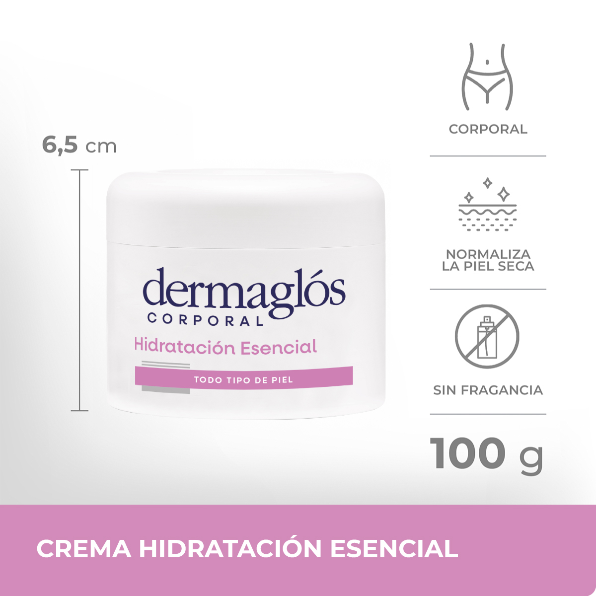 Dermaglós Corporal Crema Hidratación Esencial 100 g