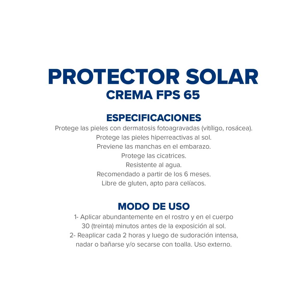 Protector Solar Dermaglós FPS 65 crema 90 g image number 5