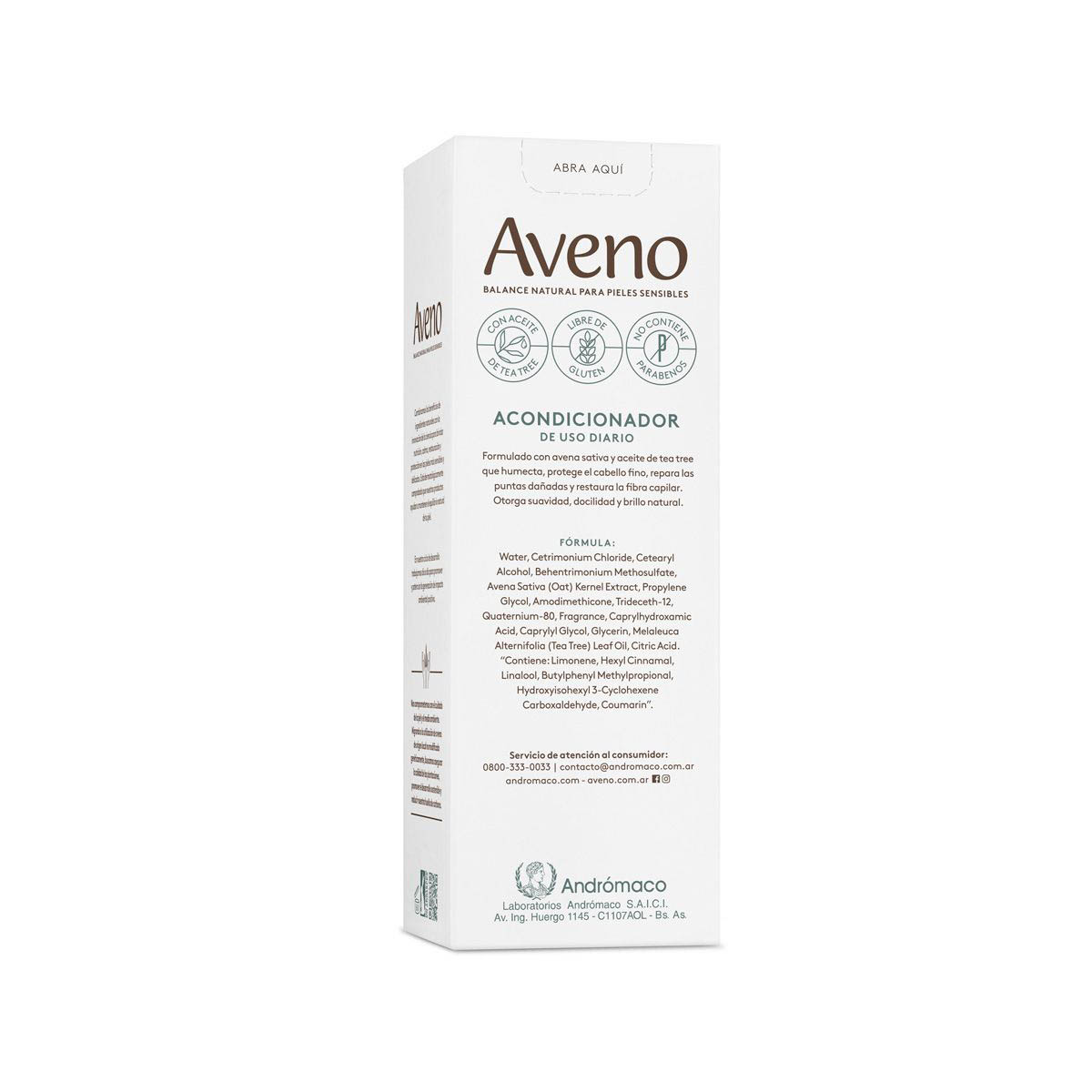 Aveno Acondicionador de Uso Diario 250 ml image number 3
