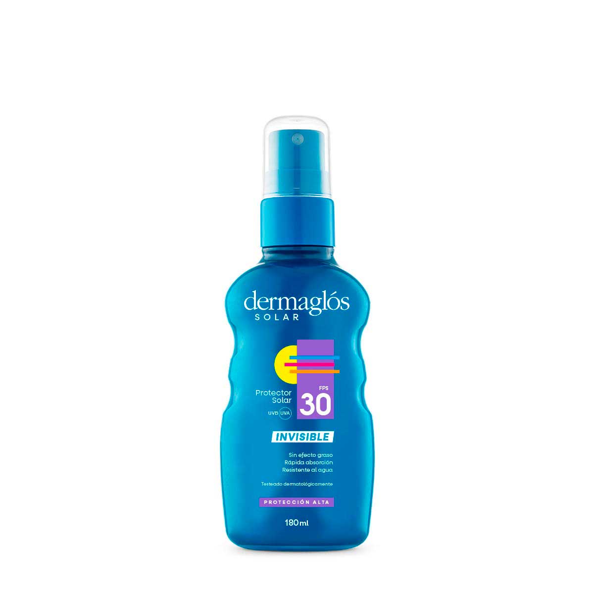 Protector Solar Dermaglós FPS 30 spray invisible 180 ml